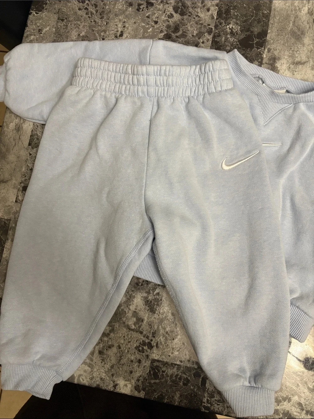 Nike sweatsuit toddler 24mo baby blue
